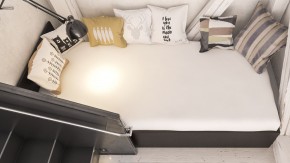 Стандарт Кровать 0900, цвет венге, ШхГхВ 93,5х203,5х70 см., сп.м. 900х2000 мм., без матраса, основание есть в Сысерти - sysert.mebel-74.com | фото