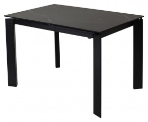 Стол CORNER 120 MATT BLACK MARBLE SOLID CERAMIC / BLACK, ®DISAUR в Сысерти - sysert.mebel-74.com | фото
