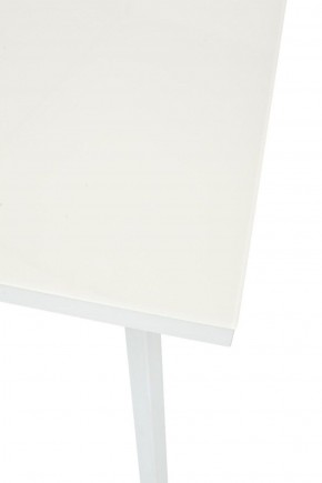 Стол ФИН 120 Латте, стекло/ Белый каркас М-City в Сысерти - sysert.mebel-74.com | фото