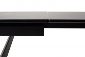 Стол RIETI 200 NERO KL-116 Черный мрамор матовый, итальянская керамика/ черный каркас, ®DISAUR в Сысерти - sysert.mebel-74.com | фото