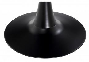 Стол стеклянный Tulip 90x74 black glass в Сысерти - sysert.mebel-74.com | фото
