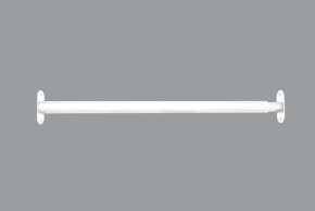 Турник-перекладина раздвиж 600-750мм цв.белый в Сысерти - sysert.mebel-74.com | фото