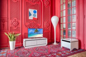 ТВ-тумба 3D Modo Due 135 см в Сысерти - sysert.mebel-74.com | фото