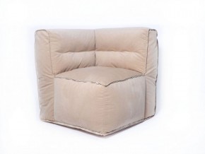 Угловое модульное бескаркасное кресло Комфорт (Карамель велюр) в Сысерти - sysert.mebel-74.com | фото