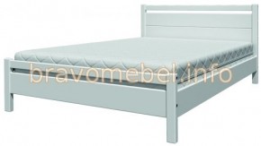 ВЕРОНИКА-1 Кровать из массива 900 (Белый Античный) в Сысерти - sysert.mebel-74.com | фото