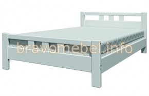 ВЕРОНИКА-2 Кровать из массива 900 (Белый античный) в Сысерти - sysert.mebel-74.com | фото