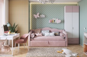 ЗЕФИР Комплект детской мебели (модульный) пудра розовая в Сысерти - sysert.mebel-74.com | фото