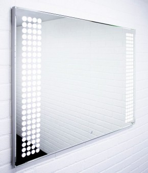 Зеркало Cosmo 100 alum с подсветкой Sansa (SC1004Z) в Сысерти - sysert.mebel-74.com | фото