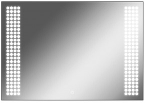 Зеркало Cosmo 100 black с подсветкой Sansa (SC1047Z) в Сысерти - sysert.mebel-74.com | фото