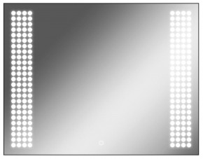 Зеркало Cosmo 90 black с подсветкой Sansa (SC1051Z) в Сысерти - sysert.mebel-74.com | фото