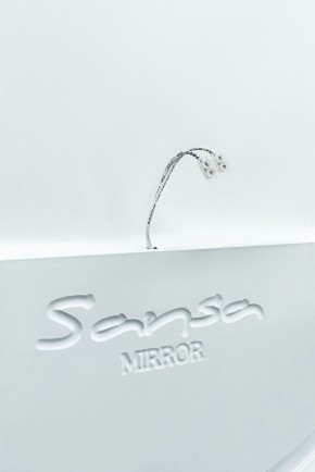 Зеркало Gia 75 white с подсветкой Sansa (SGa1044Z) в Сысерти - sysert.mebel-74.com | фото