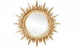 Зеркало круглое золото (1810(1) в Сысерти - sysert.mebel-74.com | фото