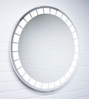 Зеркало Маскат 700х700 с подсветкой Домино (GL7057Z) в Сысерти - sysert.mebel-74.com | фото